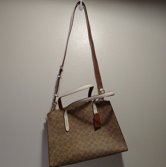 Sold**Charlie Carry All Signature "C" Tote Bag - Picture 7 of 16